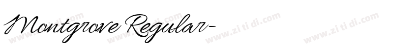Montgrove Regular字体转换 Montgrove Regular字体转换